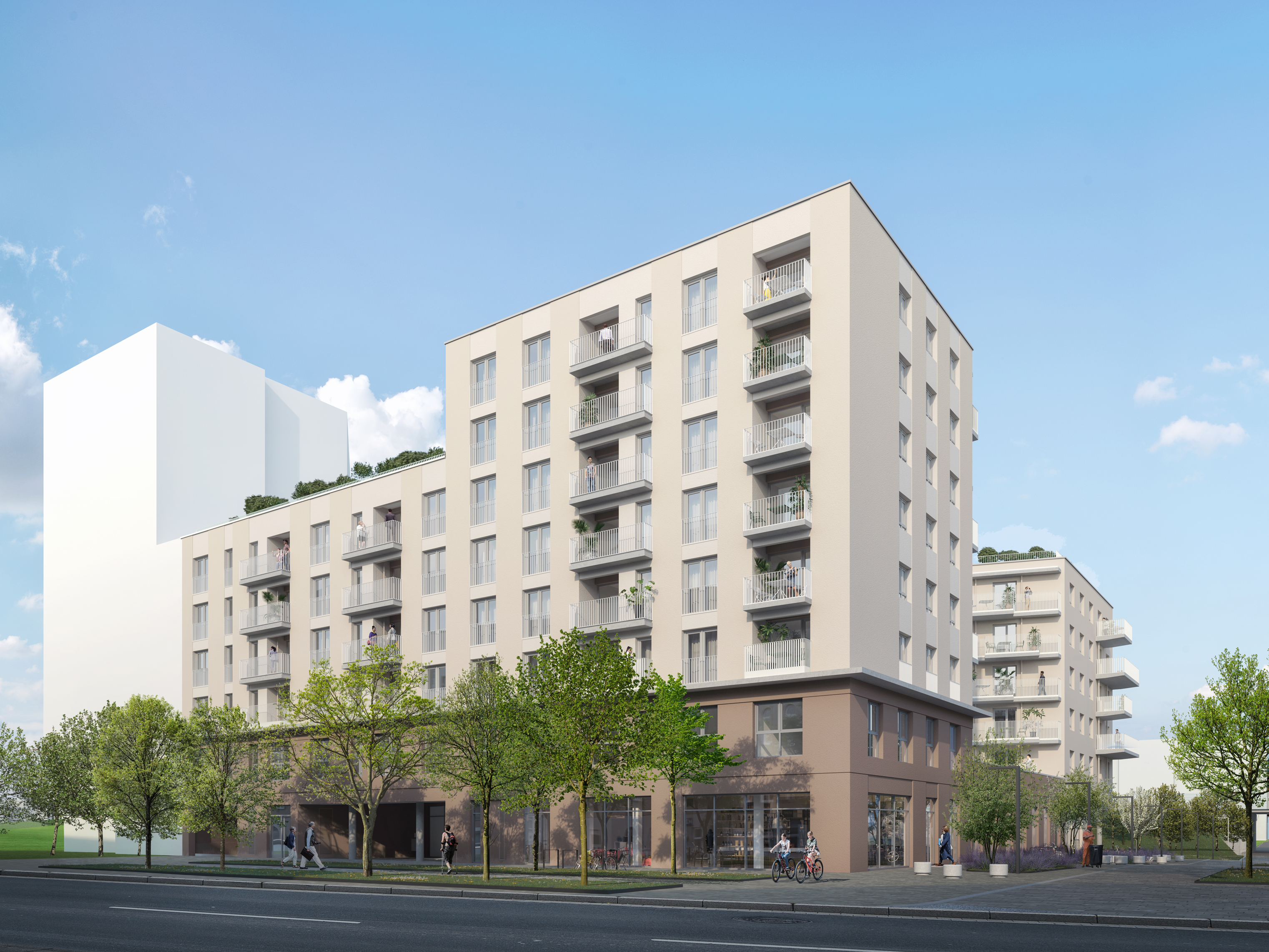 Außenansicht Nordbahnstraße